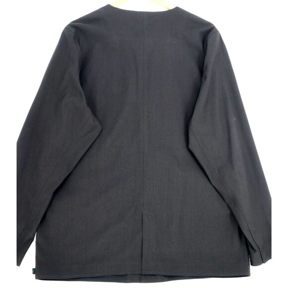 Lululemon Lab Black Jacket Minimalist Wool Blend Modern Blazer Old Money - Picture 2 of 9